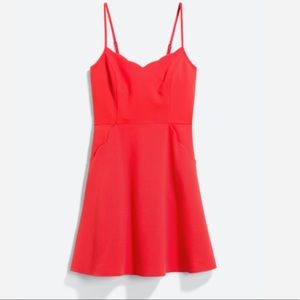 Pixie Chrissy Scallop Detail Dress